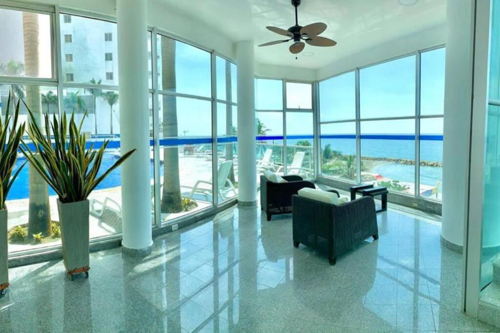 Hermoso Apartamento Vista Al Mar. Edf Palmetto 1 . Cartagena Exteriör bild