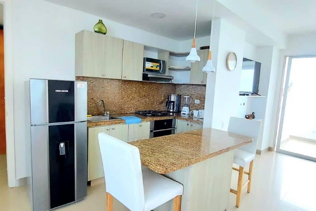Hermoso Apartamento Vista Al Mar. Edf Palmetto 1 . Cartagena Exteriör bild